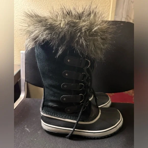 Sorel Joan of Arctic Waterproof Lace Up Faux Fur Boots Size 7.5 New With Tags - Picture 7 of 14